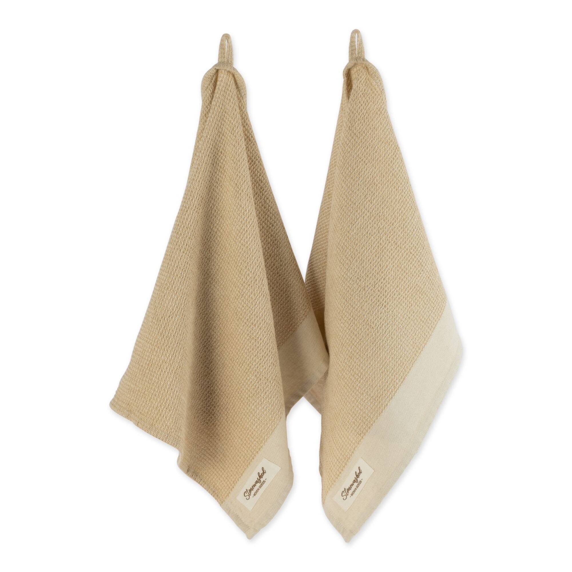DII® Pebble Washed Waffle Woven Dishtowel, 2ct.